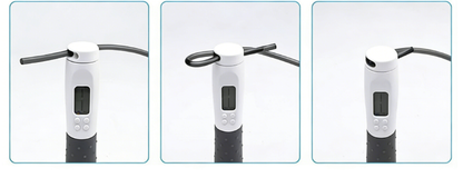 Digital skipping rope with calorie counter