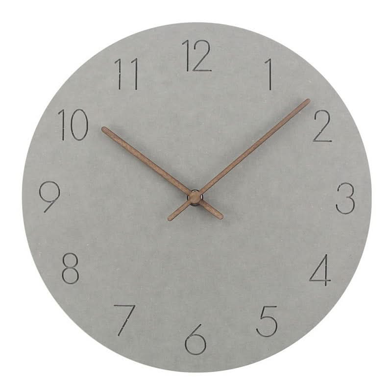 Silent wall clock in Nordic style for modern rooms