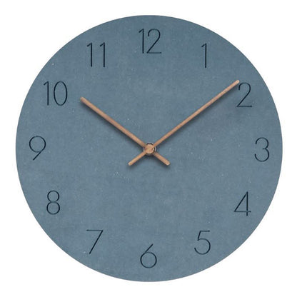 Silent wall clock in Nordic style for modern rooms