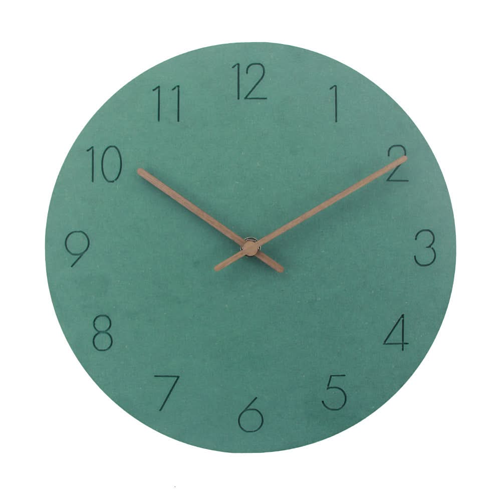 Silent wall clock in Nordic style for modern rooms
