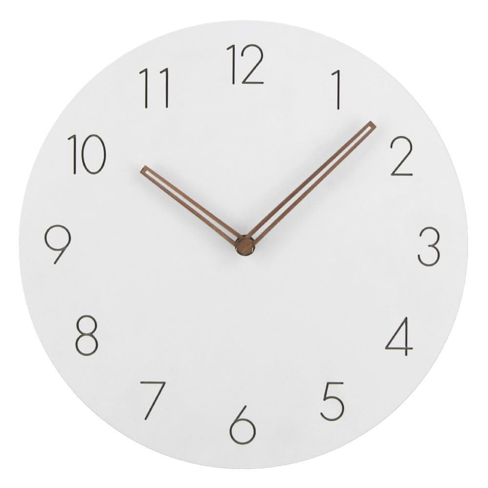 Silent wall clock in Nordic style for modern rooms