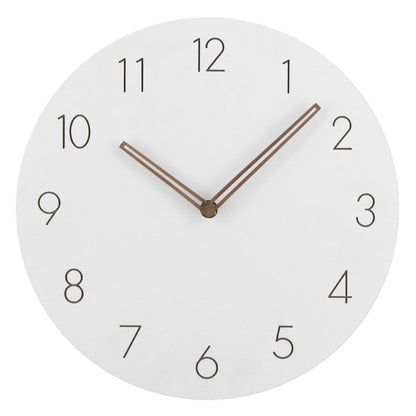 Silent wall clock in Nordic style for modern rooms