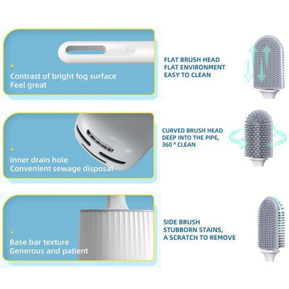 Upgraded full range toilet brush