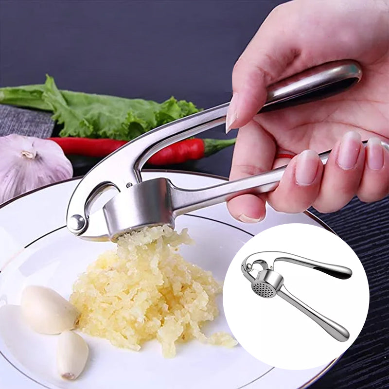 Stainless Steel Premium Garlic Press