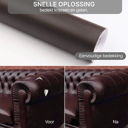 ReviLeer Self-Adhesive PU-Leather Patch – Waterproof Repair Patch for Furniture
