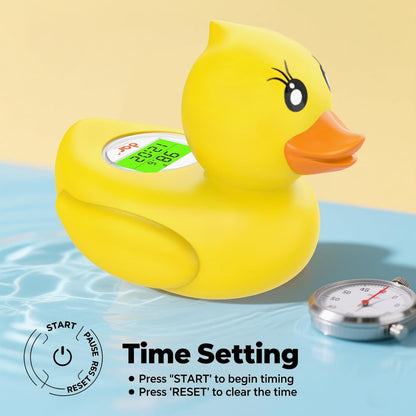 BowLift | AquaVeilig Baby Bath Thermometer – Digital Display with 3 Colors and Temperature Warning
