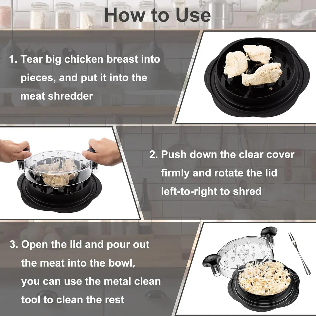 Ergonomic Chicken Chopper