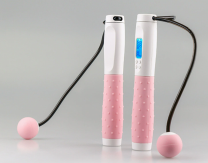 Digital skipping rope with calorie counter