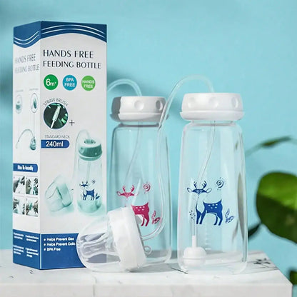 FreeFeed™ Baby Bottle — Hands-Free Feeding Made Easy