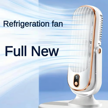 Compact High-Power Portable Desktop Fan - USB Rechargeable