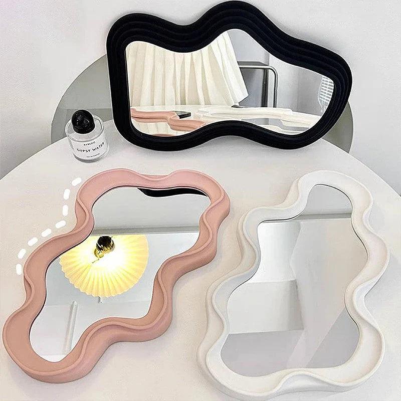 Spiegelia Decorative Cloud-Shaped Mirror - for Living Room, Bedroom & Bathroom