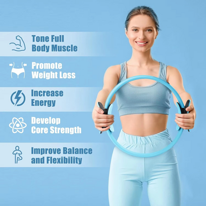 Yoga Pilates Fitness Ring for Core Strength and Muscle Training