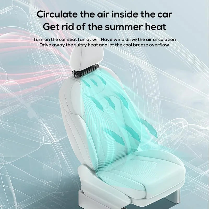 DriveBreeze™ Seat Fan — Cool Comfort for Every Passenger