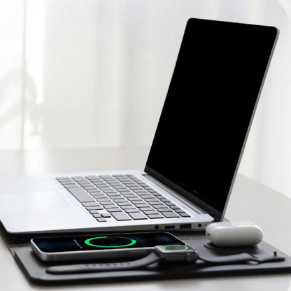 Magnetic 3-in-1 Wireless Charging Laptop & Desk Mat