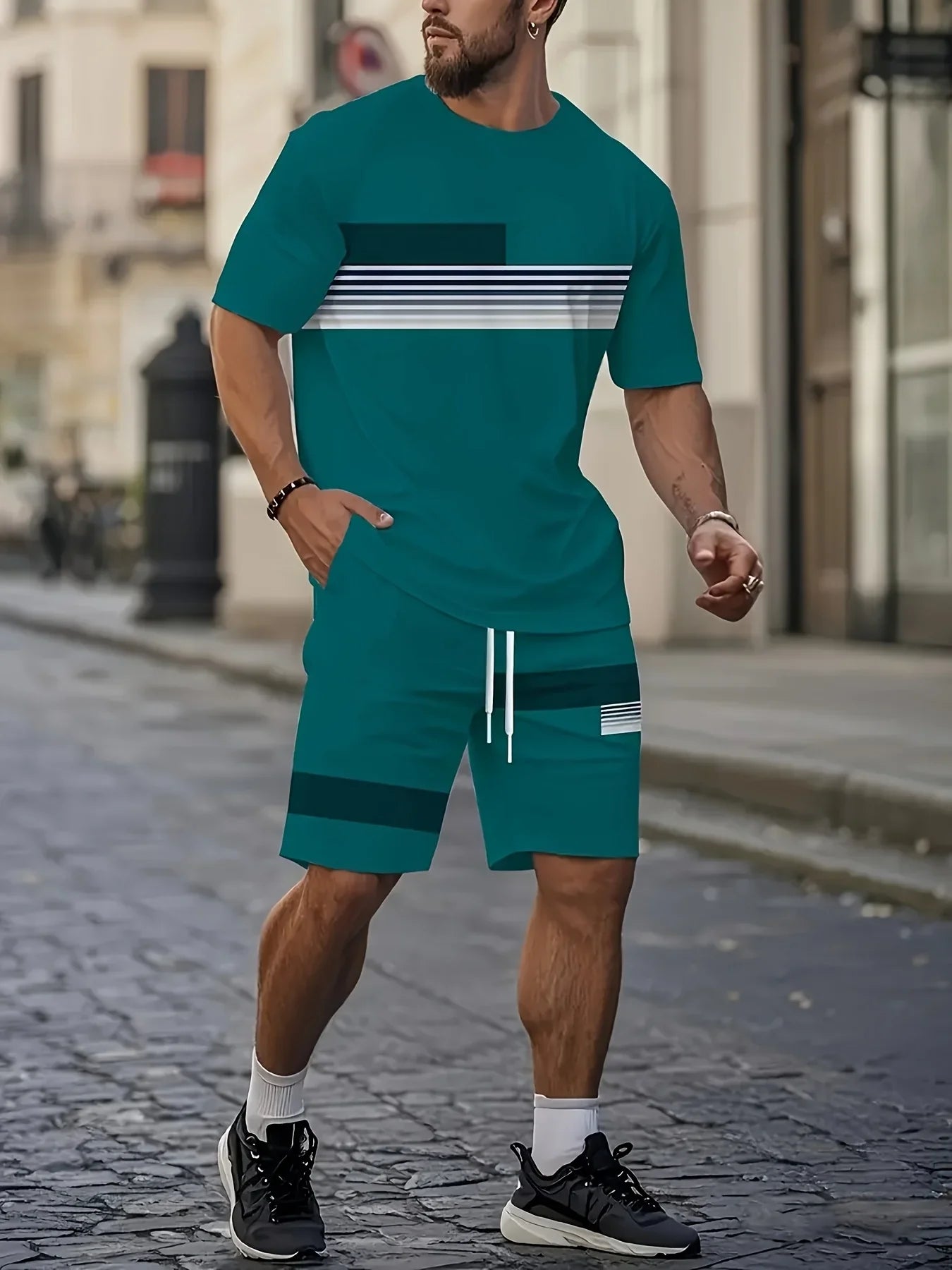 Summer 2026 Bestseller Men's short-sleeved suit Breathable casual