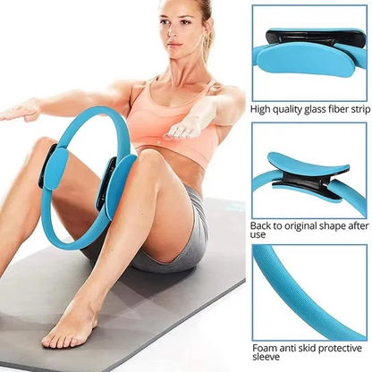 Yoga Pilates Fitness Ring for Core Strength and Muscle Training