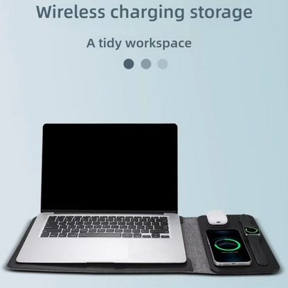 Magnetic 3-in-1 Wireless Charging Laptop & Desk Mat