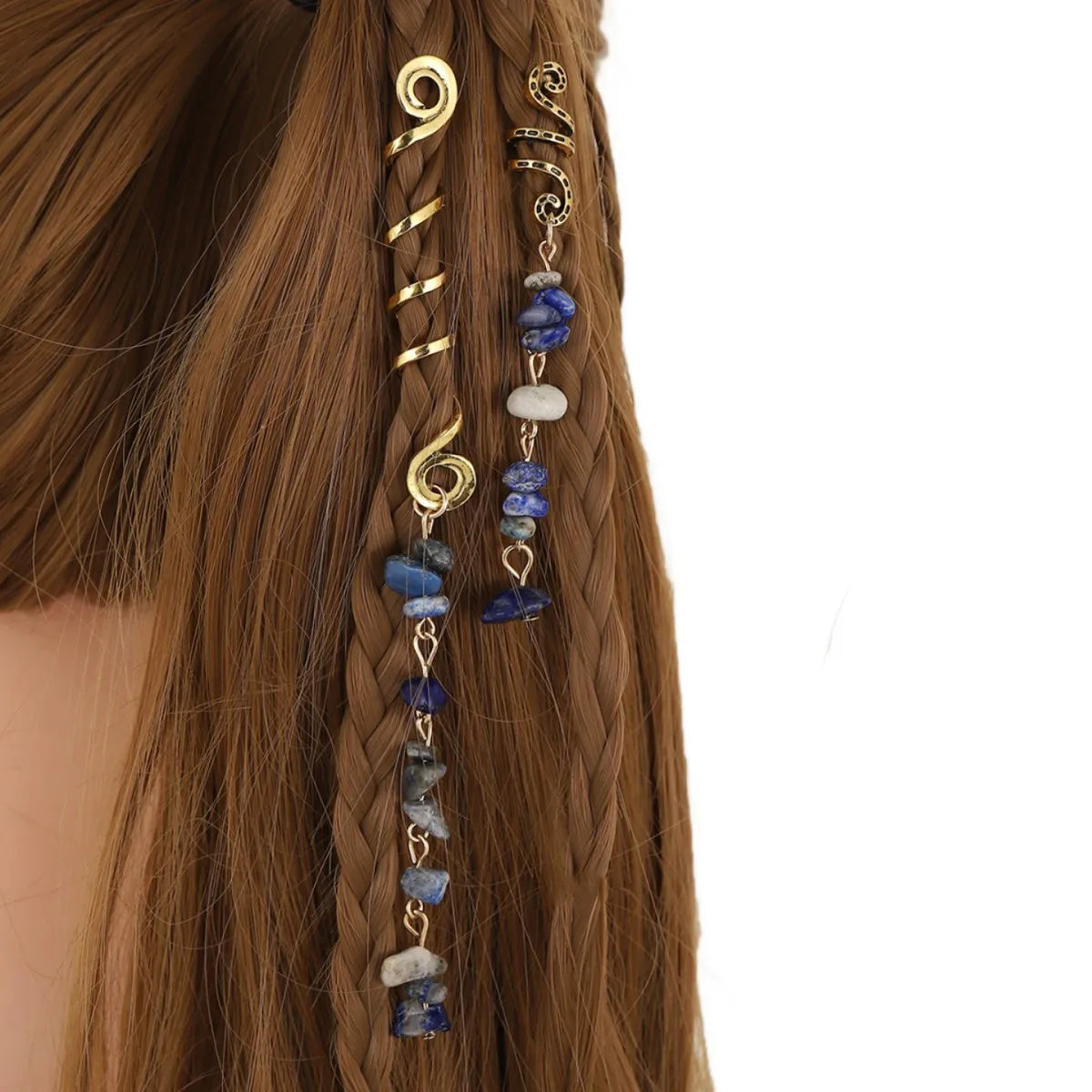 StoneCharm™ Hair Ring — Natural Beauty, Boho Vibes