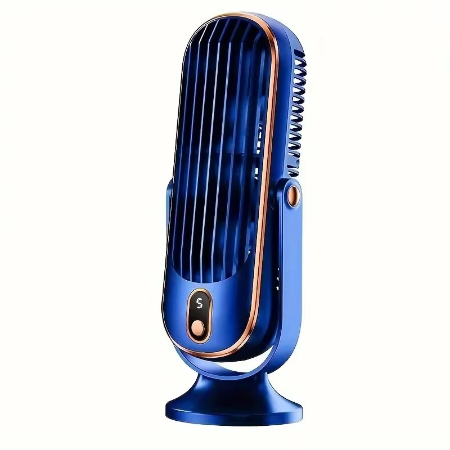 Compact High-Power Portable Desktop Fan - USB Rechargeable