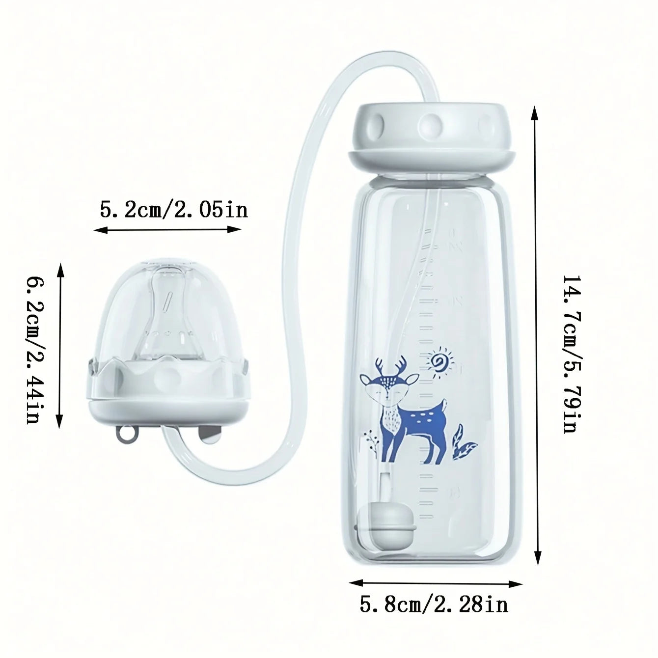 FreeFeed™ Baby Bottle — Hands-Free Feeding Made Easy