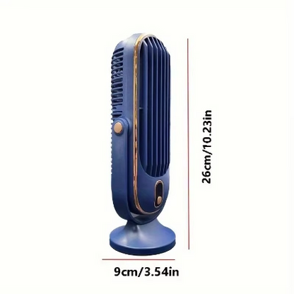 Compact High-Power Portable Desktop Fan - USB Rechargeable