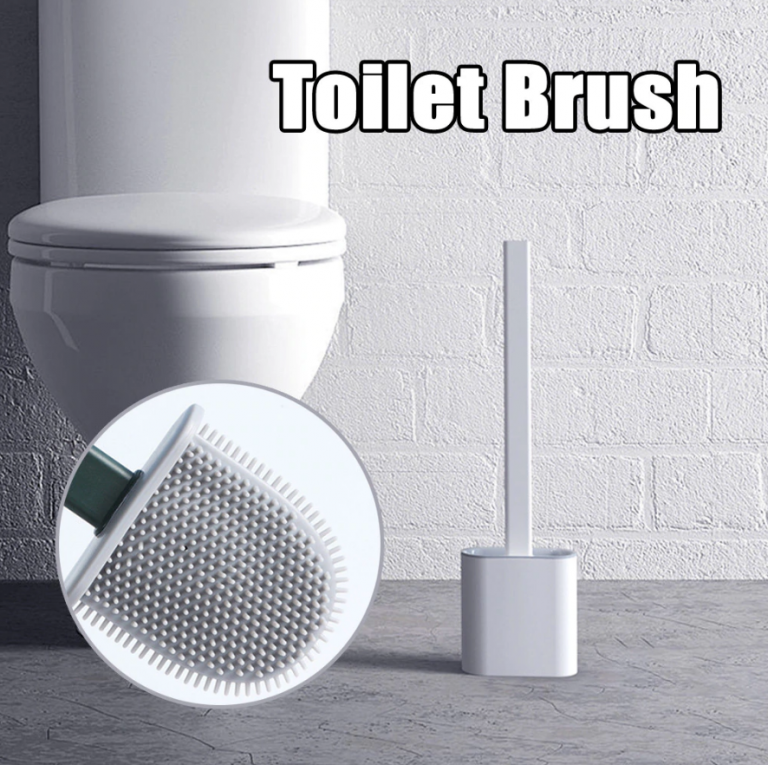 FlexiClean Toilet Brush – Hygienic Silicone Design for Easy Cleaning