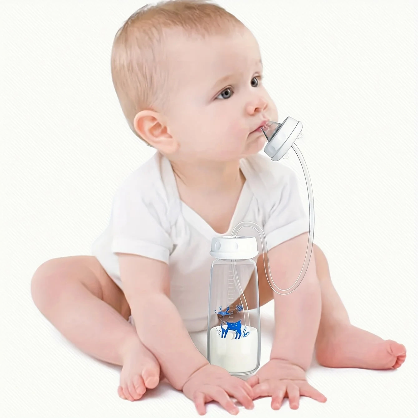 FreeFeed™ Baby Bottle — Hands-Free Feeding Made Easy