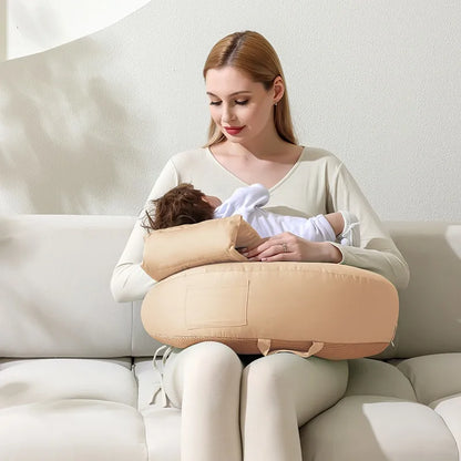 Nursing pillow with back support – Ergonomic baby pillow for breastfeeding