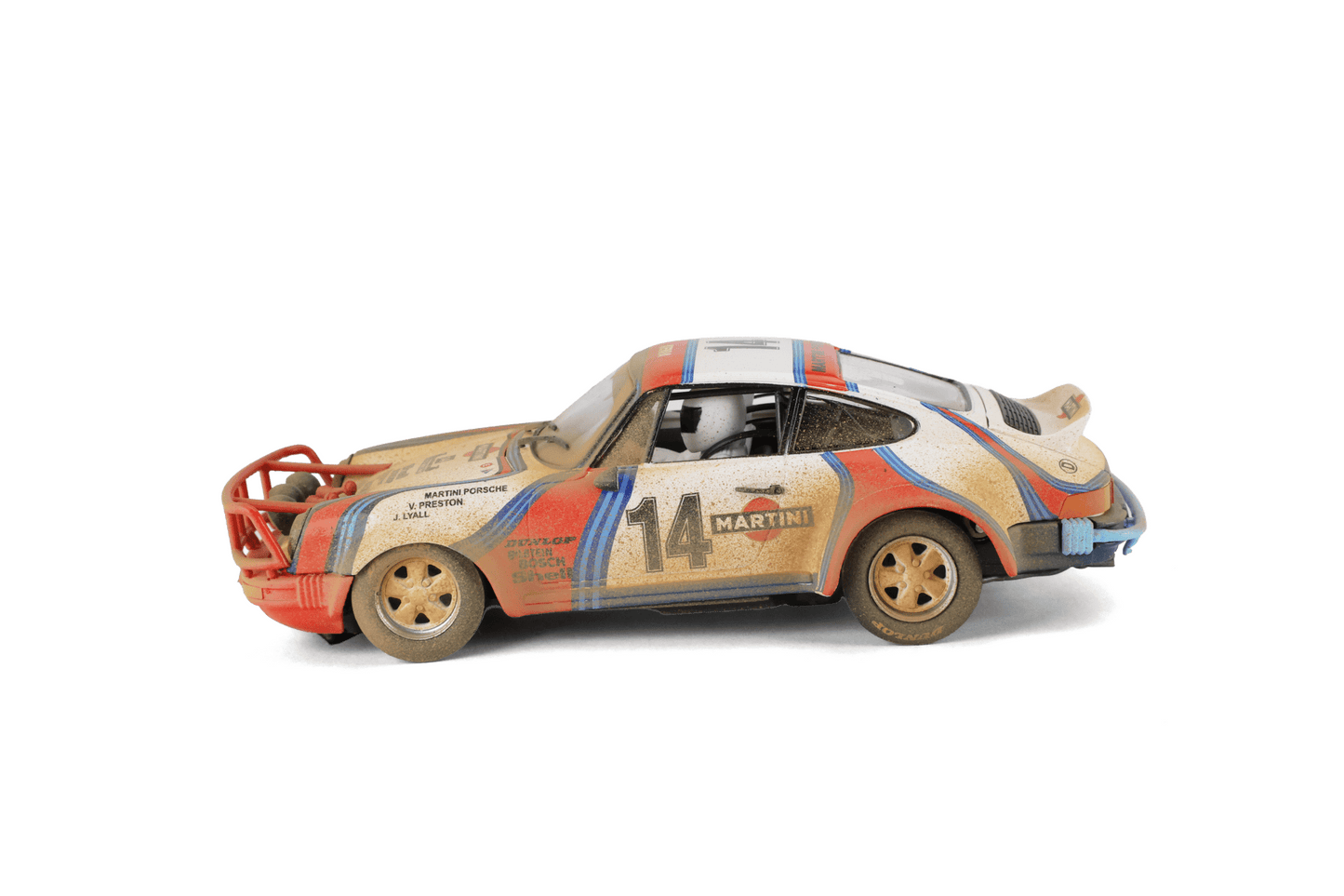 Fly | Porsche 911 SC 'Safari' | #14 Martini Racing | Limited Edition | Dirt Effect | E2110AR | 1/32 Slot Car