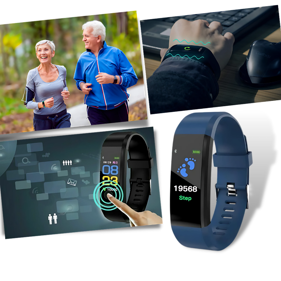 Fitness Tracker Health Monitoring Smartwatch
