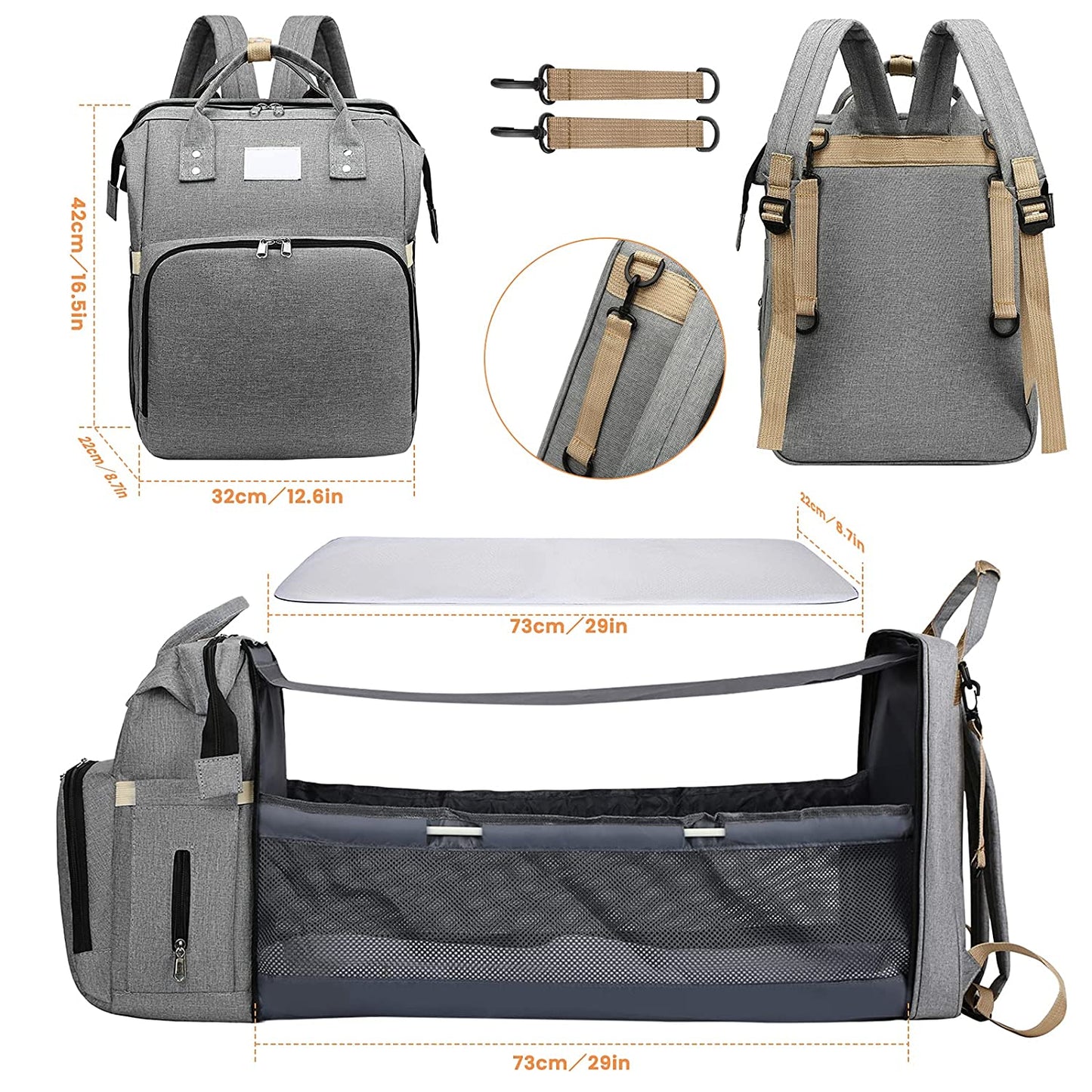 BowLift | All-in-one Smart Mama Diaper Bag