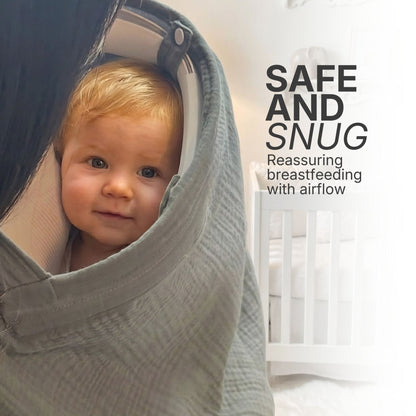 CoolNurse™ | Nursing Cover with Built-In Fan
