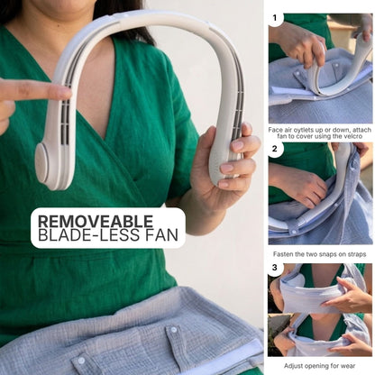 CoolNurse™ | Nursing Cover with Built-In Fan