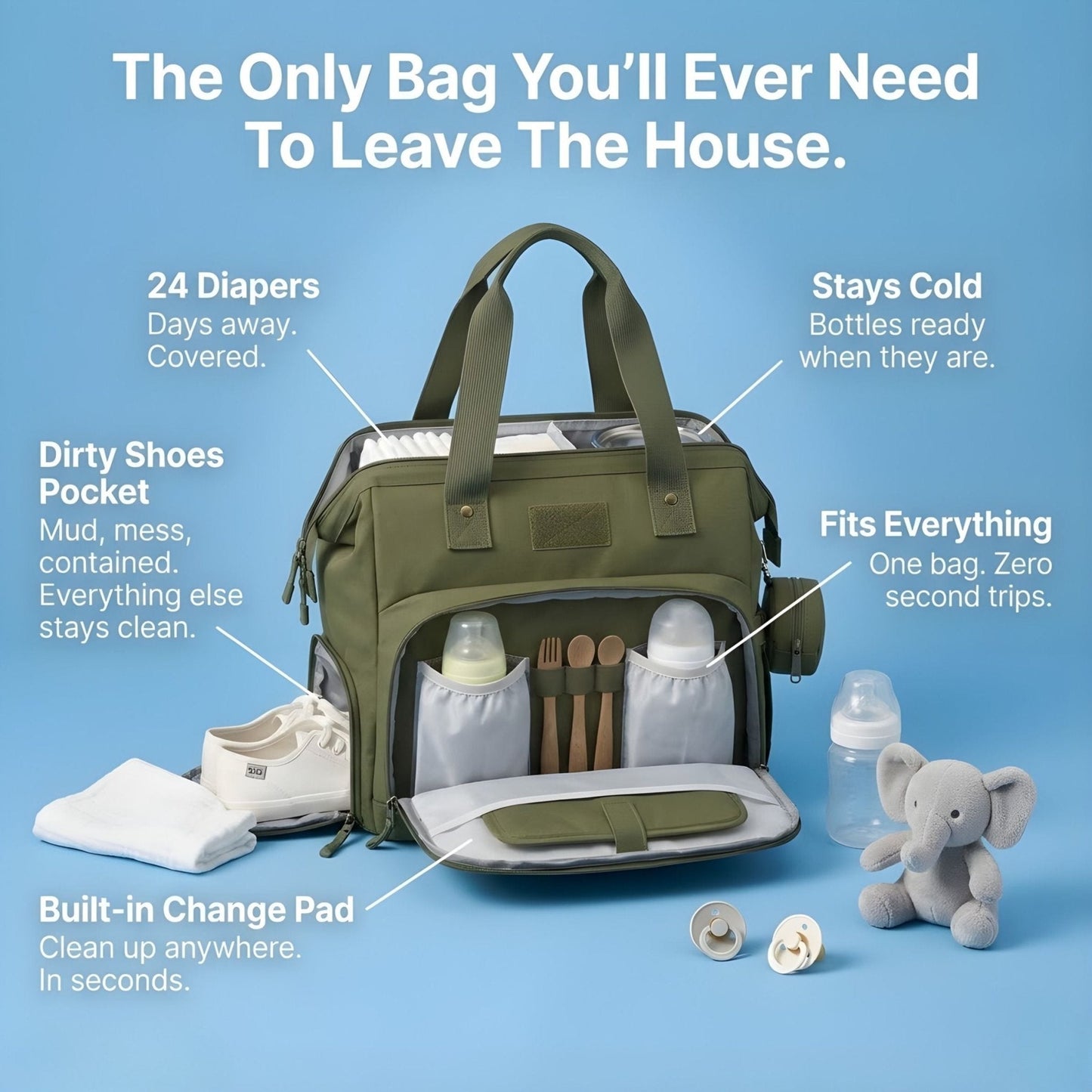 UrbanCarry™ | Tactical Baby Bag