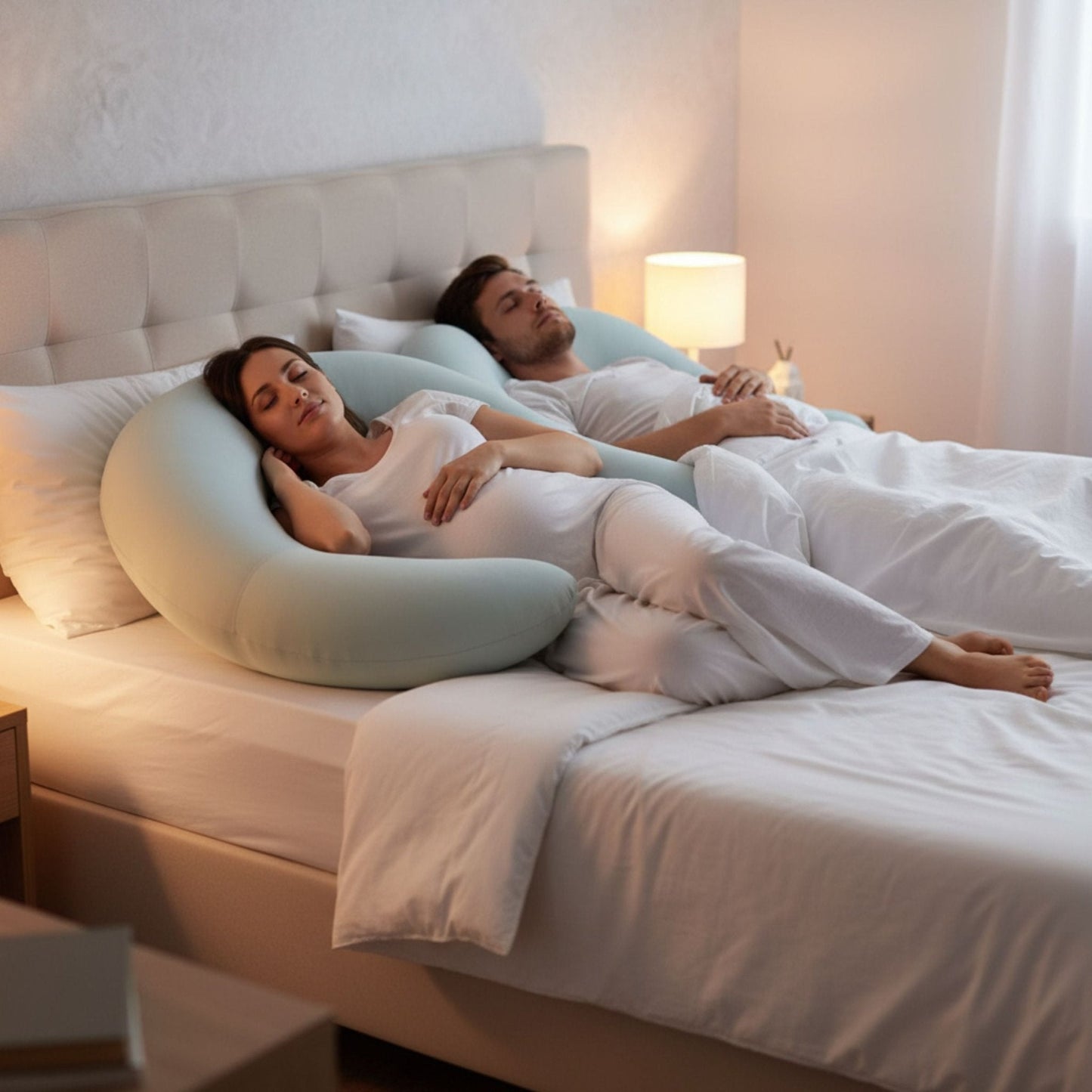 MoonNest™ | Side-Sleeper Pregnancy Body Pillow