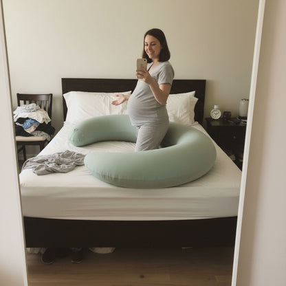 MoonNest™ | Side-Sleeper Pregnancy Body Pillow