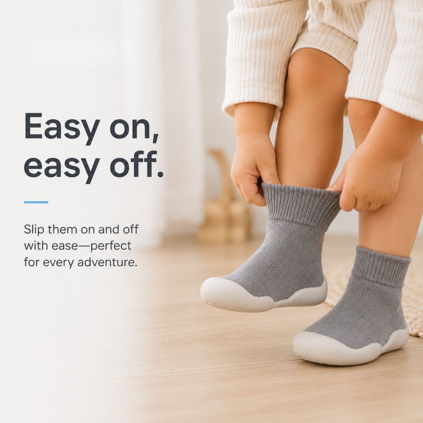 TinyTreads™ | Non-Slip Baby Sock Shoes