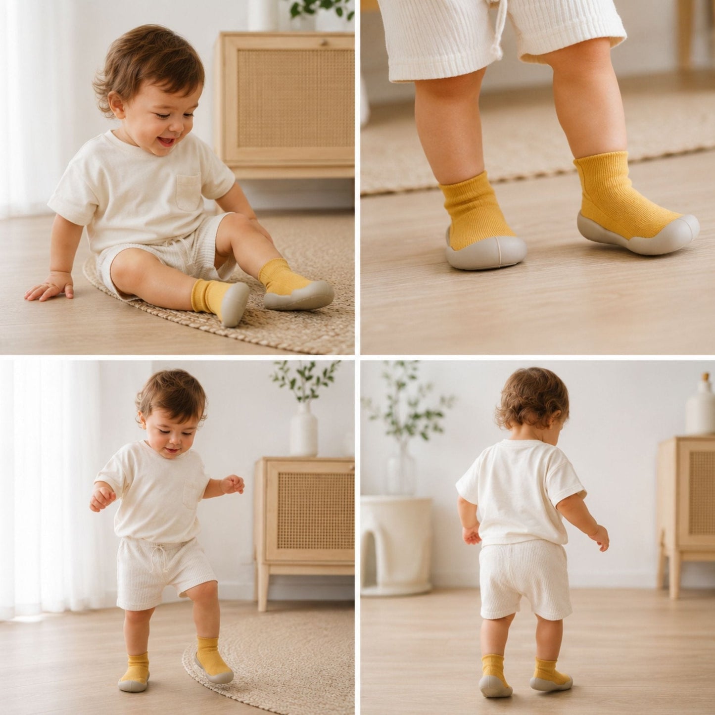 TinyTreads™ | Non-Slip Baby Sock Shoes