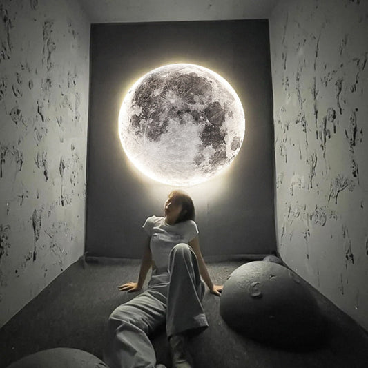 3D LED Moon or Earth Ceiling or Wall Light