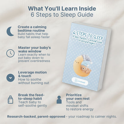 6 Steps to Sleep™ | A New Parent’s Guide to Restful Nights