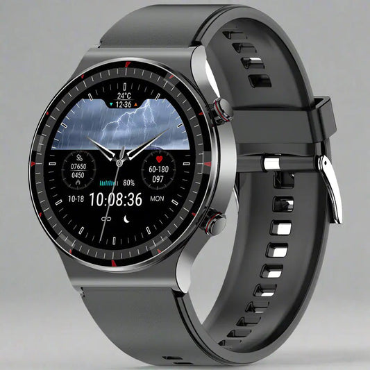 Smartwatch Stainless Steel Health Tracking Fitness Sports Watch - Elyra Finds