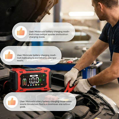 🔥Hot Sale Offers-12V 6A Smart Car Battery Charger with Pulse Repair