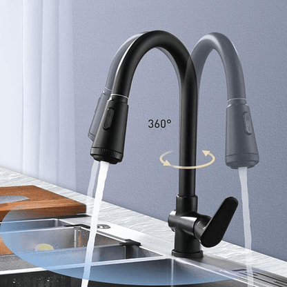 SWIFTFLOW – Modern Pull-Out Kitchen Faucet with Touch Sensor